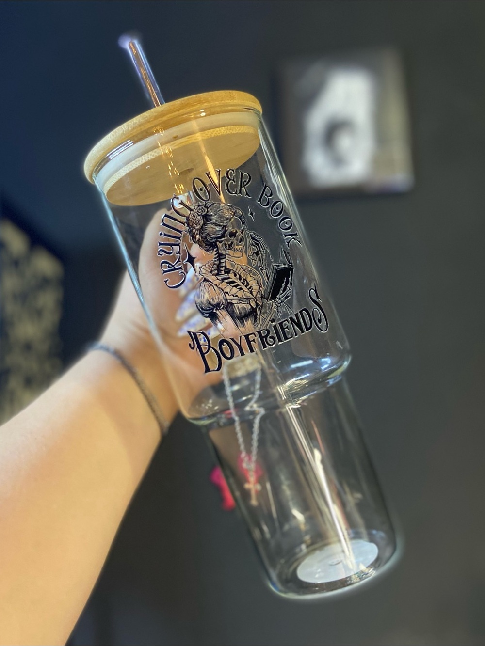 Crying Over Book Boyfriends 40 oz Tumbler